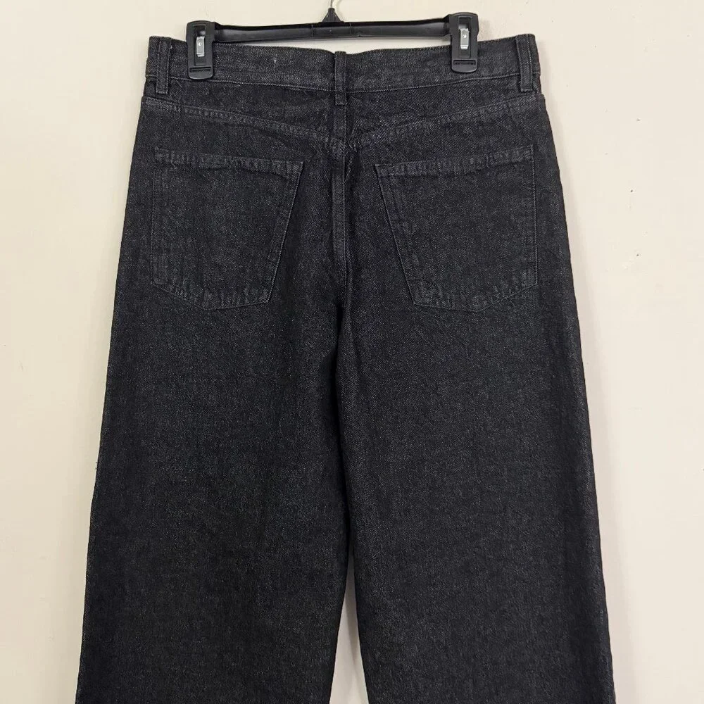NEW ZARA Mid-Waist Loose-Fit Baggy Wide leg Jean 8 - Picture 10 of 15